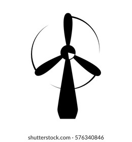 windmill energy isolated icon
