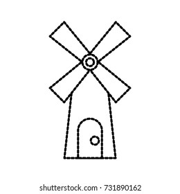 windmill farm agriculture bakery bread icon