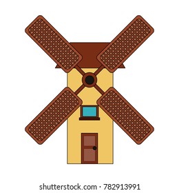 Windmill farm symbol