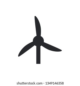 windmill flat vector icon