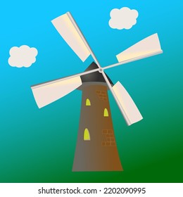 hojas de harina de molino de viento molinos pan