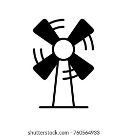 Windmill glyph icon