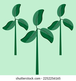 Windmill with green leaves instead blade. Green energy concept. Marketing material. Fresh air. Wind turbine.