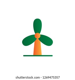 windmill icon design with creative modern concept and simple logo creative shape style design vector eps 10