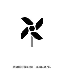 windmill icon is designed in a visually appealing and easily recognizable style. It’s suitable for various visual needs such as apps, digital media, or other graphic design projects