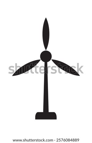 windmill, icon, energy, turbine, renewable, wind, air, vector, solar, illustration, generator, power, logo, technology, isolated, nature, sustainable, silhouette, industry, green,  electric, plant, se