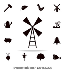 windmill icon. Farm icons universal set for web and mobile