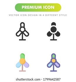 windmill icon isolated on white background. for your web site design, logo, app, UI. Vector graphics illustration and editable stroke. EPS 10.