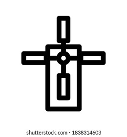Windmill icon or logo isolated sign symbol vector illustration - high quality black style vector icons
