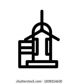 Windmill icon or logo isolated sign symbol vector illustration - high quality black style vector icons
