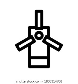 Windmill icon or logo isolated sign symbol vector illustration - high quality black style vector icons
