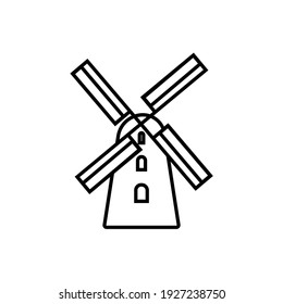 windmill icon ,logo icon vektor symbol symple design