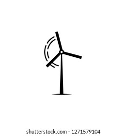 windmill icon on white background. Can be used for web, logo, mobile app, UI, UX