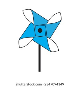 windmill icon. windmill Paper folding art, Containing origami, Origami flat line icon. Paper art vector illustrations. Thin signs for japanese creative hobby, Vector illustration.