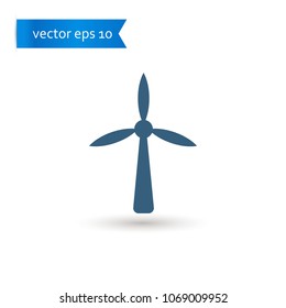 windmill. windmill icon. sign design. Vector EPS 10.