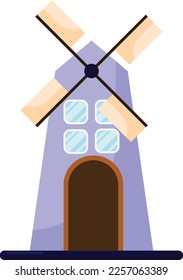 Icono de molino de viento. Subtabla a poner en la energía, la agricultura, etc.