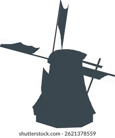 Windmill icon suitable for website design, logo, app, and ui.