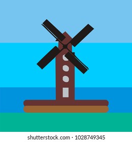 
Windmill icon symbol
