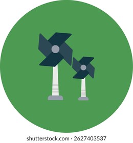 Windmill Icon Symbol Art Sign
