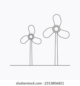 The windmill icon vector files are a visual treasure trove, meticulously crafted to capture the essence of the windmill's timeless charm and grace.eps 10