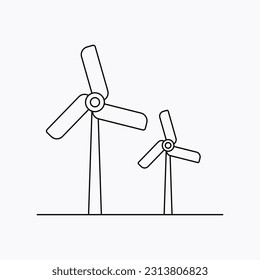 The windmill icon vector files are a visual treasure trove, meticulously crafted to capture the essence of the windmill's timeless charm and grace.eps 10