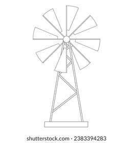 windmill icon vector illustration design