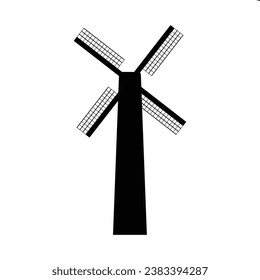 windmill icon vector illustration design