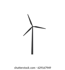 Windmill icon, vector illustration design. Ecology objects collection.