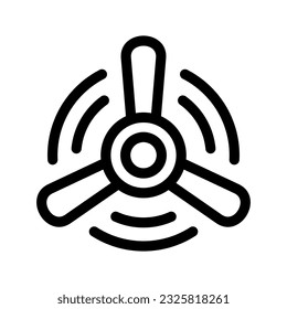 Windmill Icon Vector Symbol Design Illustration