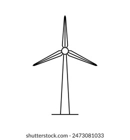 windmill icon vector template illustration logo design