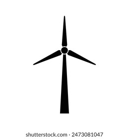 windmill icon vector template illustration logo design