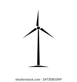 windmill icon vector template illustration logo design