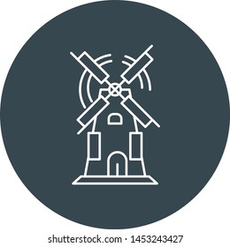 Windmill icon for your project
