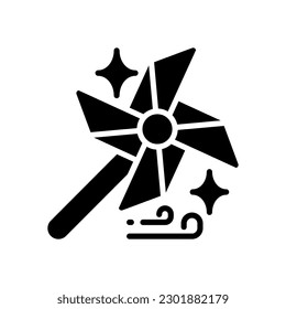 Windmühle-Icon für Ihre Website, Ihr Handy, Ihre Präsentation und Ihr Logo-Design.