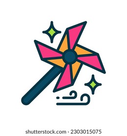 windmill icon for your website, mobile, presentation, and logo design.