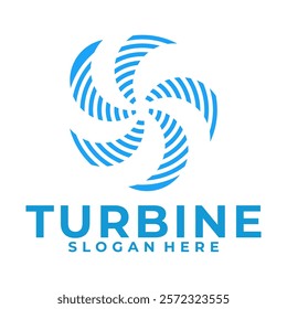 windmill line art vector logo design