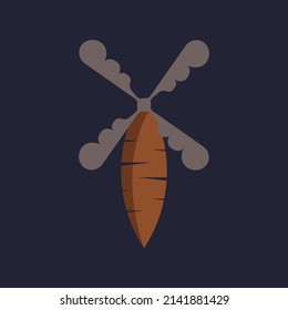 Windmill Logo Design Concept Vector. Building Logo Design Concept Vector