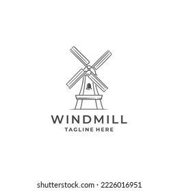 Windmill logo on white background