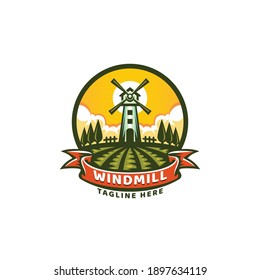 windmill Logo Template for business