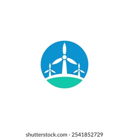 windmill logo template vector. windmill icon