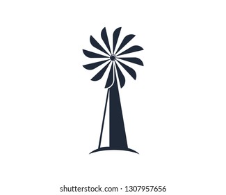 windmill logo vector