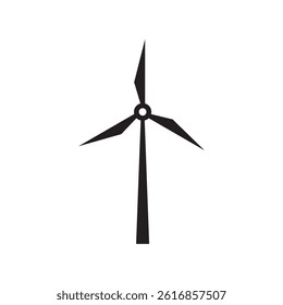 Windmill logo vector flat design template