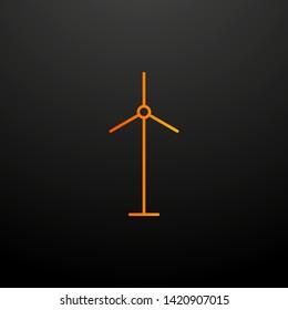 windmill nolan icon. Elements of ecology set. Simple icon for websites, web design, mobile app, info graphics