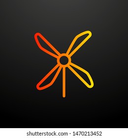 windmill nolan icon. Elements of science set. Simple icon for websites, web design, mobile app, info graphics