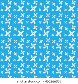Windmill pattern with light blue background 9