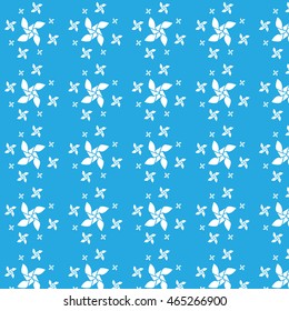 Windmill pattern with light blue background 8