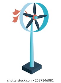 windmill renewable energy isolated icon