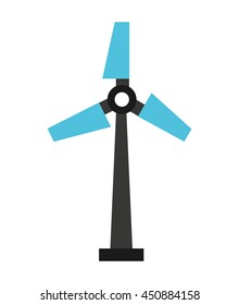 windmill silhouette isolated icon design, vector illustration  graphic 