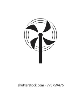 windmill symbol logo vector