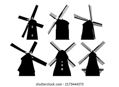 Windmill template for plotter lazer cutting of paper, wood.